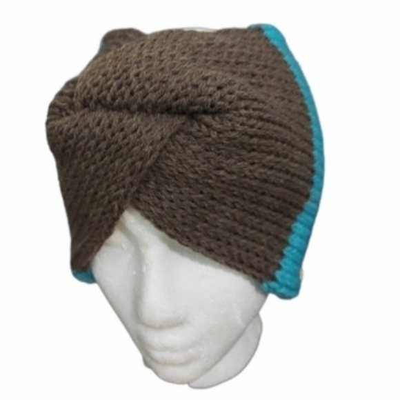 𝅺Hand Knit One Of A Kind Twisted Headband - Picture 3 of 6